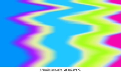 Abstract soft futuristic gradient background with green, blue and pink color stains.