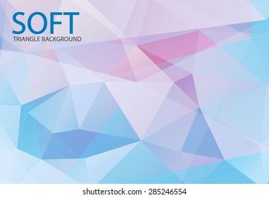 Abstract soft geometric background. Vector illustration