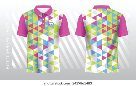 abstract soft and girly background and pattern for polo sport shirt sublimation jersey template
