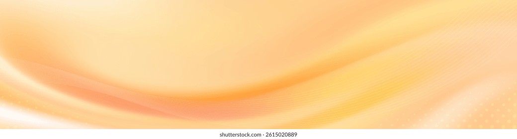 Abstract soft gold flowing background.