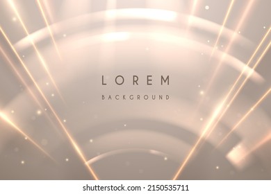 Abstract soft golden light background