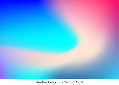 Abstract Soft Gradient -  Background With Blending Colors in Blue and Pink Shades