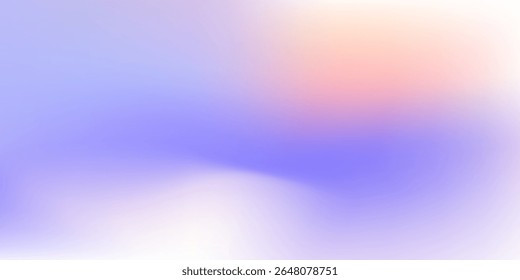 Abstract soft gradient background design. Contemporary art walllpaper with brigh neon blending colors. Retro futuristic style art