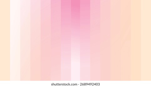 Abstract soft gradient background featuring vertical stripes in shades of pink and white. The design evokes a transparent refracted glass gradient effect background style, suitable for web designs.