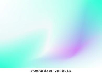 Fondo suave Abstractas del gradiente con el resplandor rosado y blanco de la turquesa pastel
