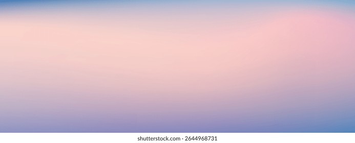 Abstract soft gradient background in pink and blue. Mesh structure with light and pastel blend. Cold liquid shape with blur texture. Vector illustration.