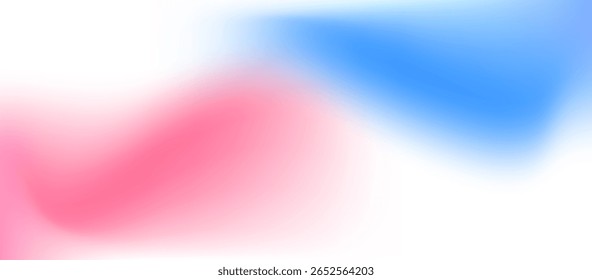 Fundo de gradiente suave abstrato com formas manchadas de rosa e azul em branco. Estilo de fluido mínimo, perfeito para design moderno, banner ou layout técnico.

