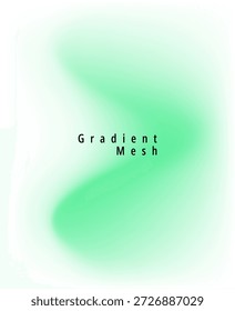 O fundo de malha de gradiente suave abstrato apresenta uma onda vertical suave de cor verde de menta luminosa que se move perfeitamente para fora em direção a bordas brancas brilhantes, criando um efeito visual moderno limpo, perfeito para projetos de design gráfico contemporâneo ou necessidades de marca minimalistas.