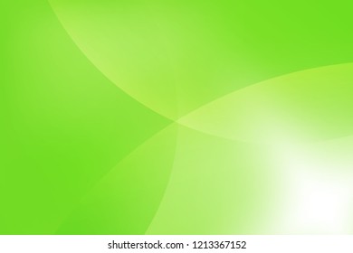 Abstract soft green color technology background. Curvy and shiny vector illustration template.