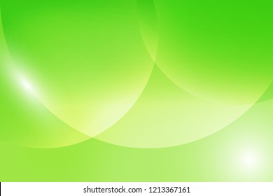 Abstract soft green color technology background. Curvy and shiny vector illustration template.