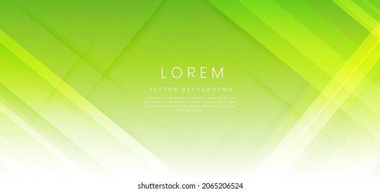 Abstract soft green gradient geometric diagonal overlay layer background. You can use for ad, poster, template, business presentation. Vector illustration