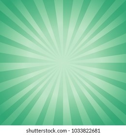 Abstract soft Green rays background. Vector EPS 10, cmyk