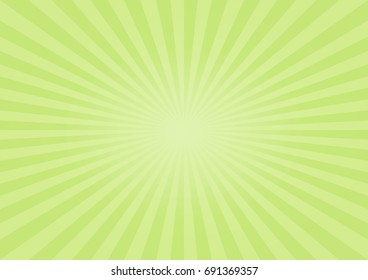 Abstract soft Green rays background. Vector EPS 10, cmyk.
