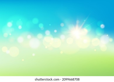 fondo abstracto de gradiente verde suave y turquesa borroso, ilustración vectorial
