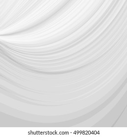 Abstract soft grey and white lines vector background.