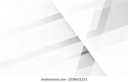 Abstract soft grey and white modern geometric background. Vector illustration