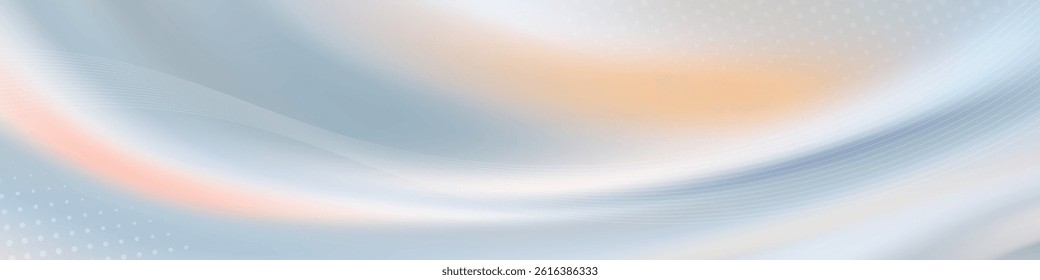 Abstract soft iridescent flowing background