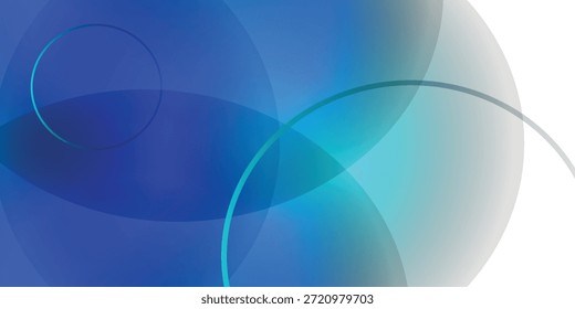 Fondo geométrico bokeh azul claro suave Abstractas para el fondo de negocios Ilustración de tecnología gráfica hitech Fondo de diseño digital Fondo de Plantilla de Web Fondo de pantalla de escritorio burbuja círculo