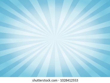 Abstract soft light Blue rays background. Vector EPS 10 cmyk