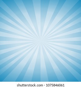 Abstract soft light Blue rays background. Vector EPS 10 cmyk