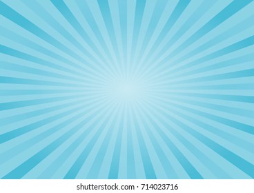 Abstract Soft Light Blue Rays Background. Vector EPS 10, Cmyk