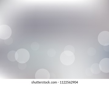 abstract soft light gray colorful bokeh defocused background.dotted beautiful vector