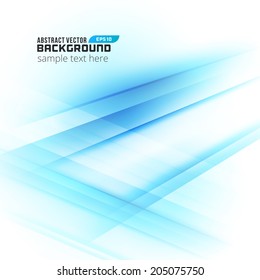 Abstract soft light lines vector background