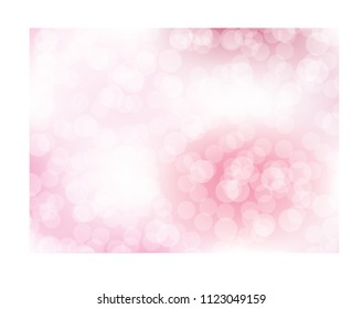 abstract soft light pink colorful bokeh defocused background.dotted beautiful vector