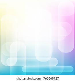 Abstract soft light raunded rectangle background