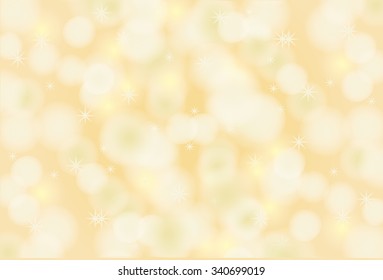 Abstract soft orange background with bokeh, texture wallpaper vector 