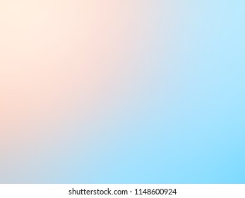 abstract soft orange and blue background