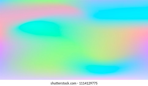 Abstract soft pastel holographic background. 