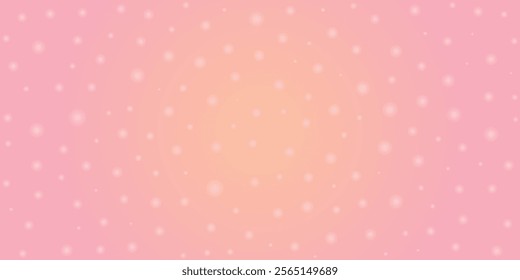 Abstract soft pink background. Glitter background circles of light and bubbles.  Circles and defocused particles. Pink round bokeh or glitter lights background. EPS vector illustration