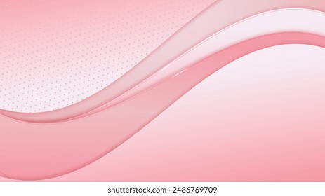 Abstract soft pink background with luxury white gradient color. Pink modern shapes background for banner template. Vector illustration abstract graphic design banner pattern presentation web template.