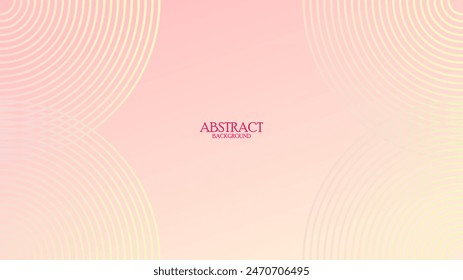 Abstract soft pink color background. Dynamic shapes composition. Circle vector illustration