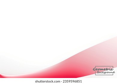 Abstract soft pink geometric. Isolate on white background. Vector illustration.