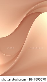 Abstract soft pink gold background