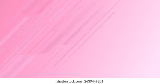 Abstract soft pink gradient background with dynamic sticks composition. Vector eps10.
