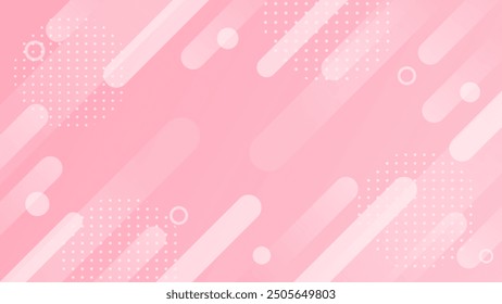 Abstract soft pink gradient geometric background. Modern dynamic wallpapers. Suitable for templates, sale banners, business, ads, events, web and pages