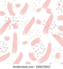 Abstract soft pink paint brush and strokes, scribble pattern background. colorful  pink nice brush strokes and hand drawn background. modern beautiful grunge and stripes pattern background