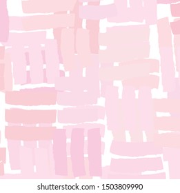 Abstract soft pink paint brush and strokes, scribble pattern background.