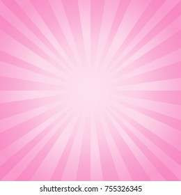 Abstract soft Pink rays background. Vector EPS 10 cmyk