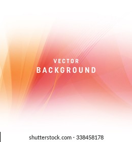 Abstract soft pink vector background with soft edges on white