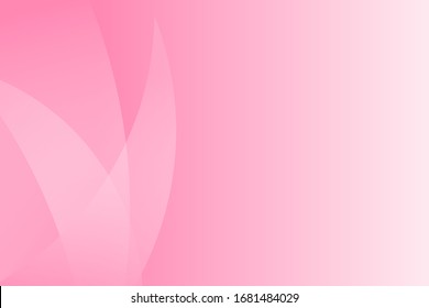 Abstract Soft Pink Wave Background Design
