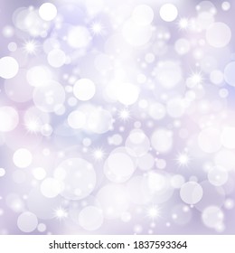 abstract soft purple background with blur bokeh light vector
