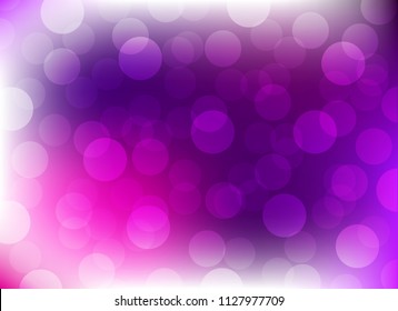 abstract soft purple colorful bokeh background. beautiful vector