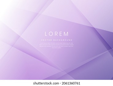 Resumen del fondo de capa de superposición geométrica suave y púrpura. Puede usar para publicidad, afiche, plantilla, presentación comercial. Ilustración del vector