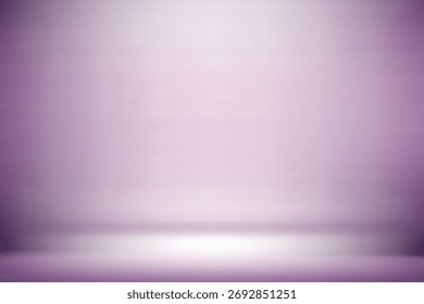 Um fundo de gradiente roxo suave abstrato com iluminação sutil, evocando um estúdio suave ou atmosfera de palco.