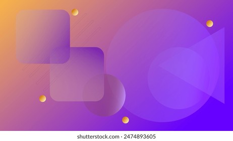 ABSTRACTAS SUAVE PÚRPURA NARANJA GRADIENTE TECH FONDO DISEÑO COLORIDO SUAVE CON FORMAS GEOMÉTRICAS PLANTILLA DE VECTOR BUENO PARA EL SITIO WEB MODERNO, FONDO DE PANTALLA, DISEÑO DE LA CUBIERTA 