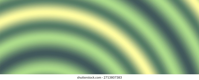 Abstractas gradiente radial suave con armoniosos tonos verdes pastel y amarillos en un diseño ondulado y tranquilo